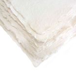 Muestra de Papel algodón marfil y crema